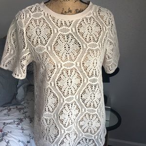 Banana Republic Croché Blouse